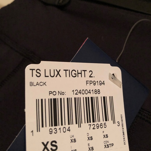 NWT Reebok Womens Lux Leggings Gym High Rise Workout Black Premium Tight… - Picture 12 of 14